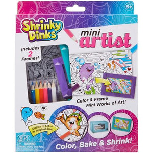 Shrinky dinks paint artist